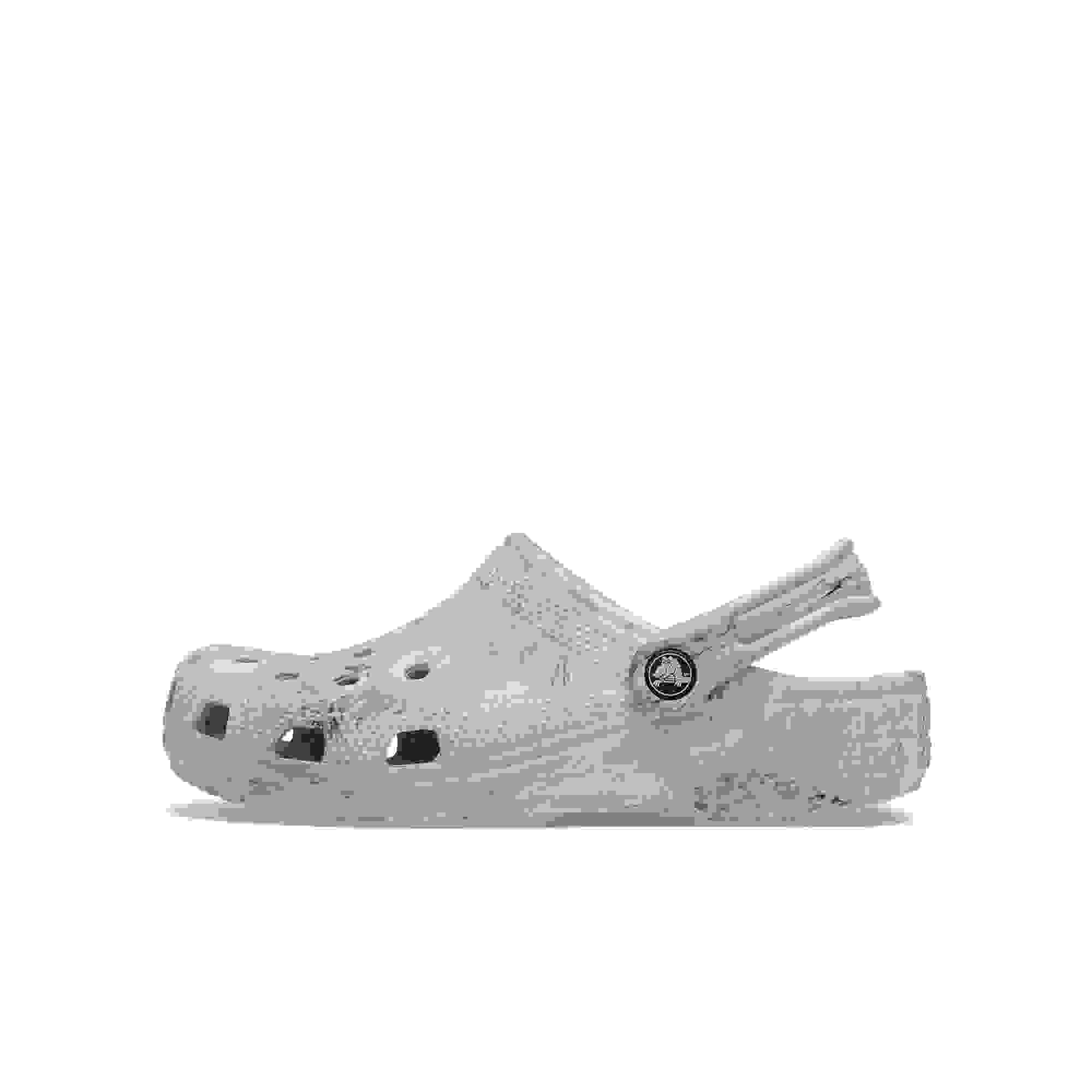Crocs Classic Watercolor Marbled Grade School Boys' "Grey" Clog